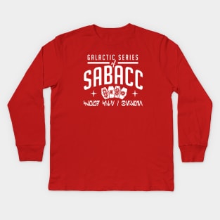 Galactic Series of Sabacc Kids Long Sleeve T-Shirt